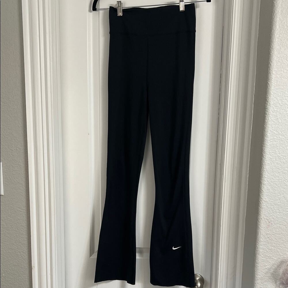 Nike Kids Black Flared Leggings Size XL